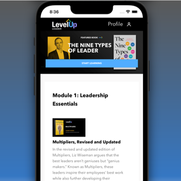 LevelUp Leader - Annual Subscription